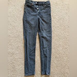 Levi Strauss Wedgie Skinny High-Waisted Jeans